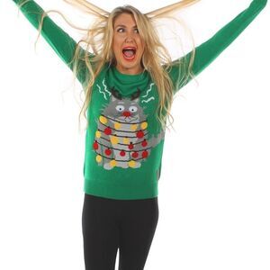 Tipsy Elves Car Sweater XXL NWOT